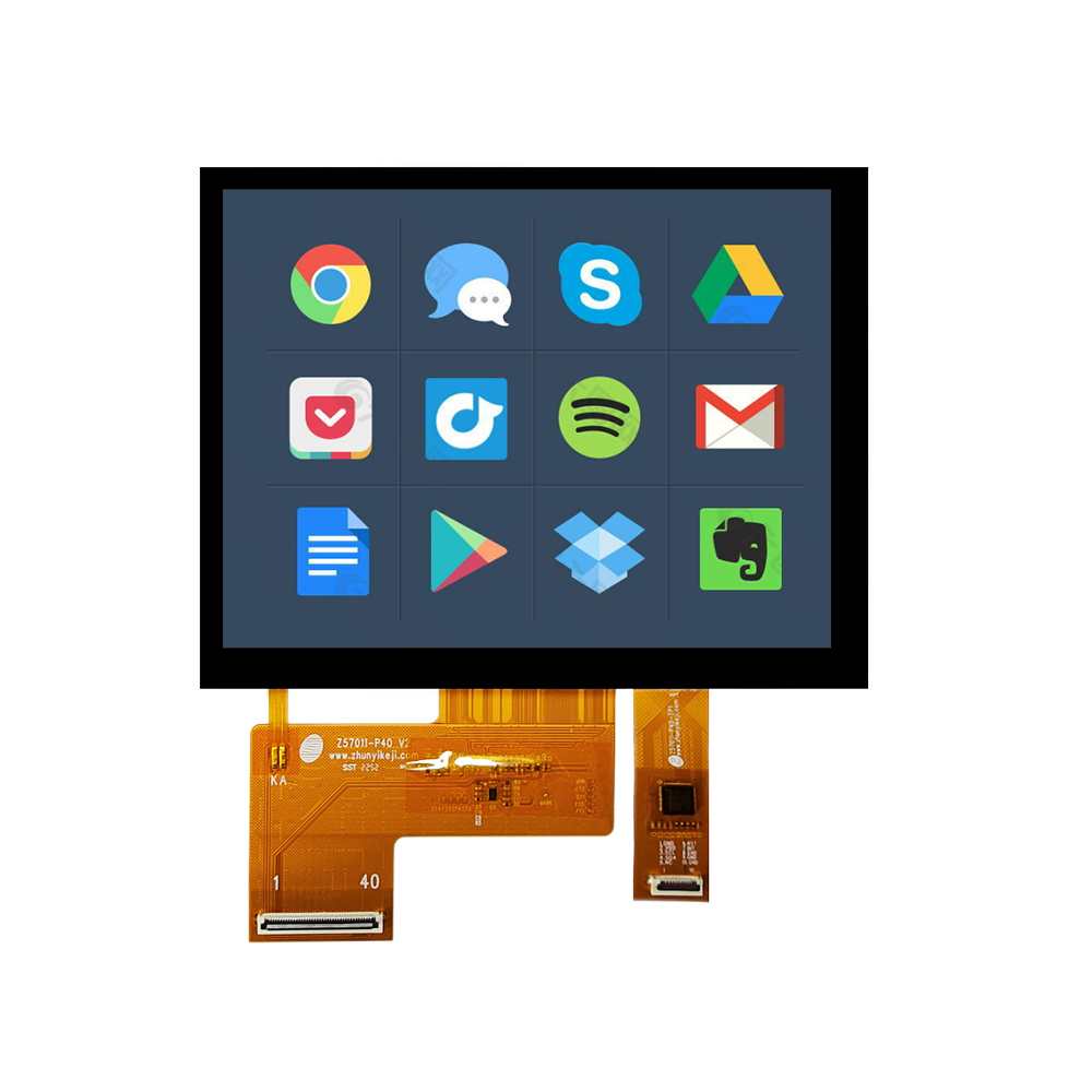 5.7英寸Glass+Glass多点触摸显示屏