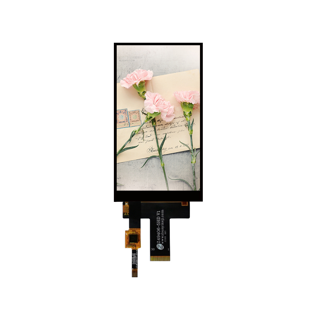 4.9英寸Glass+Film+Film多点触摸显示屏